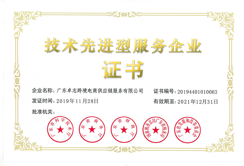 广东手艺先进型服务企业